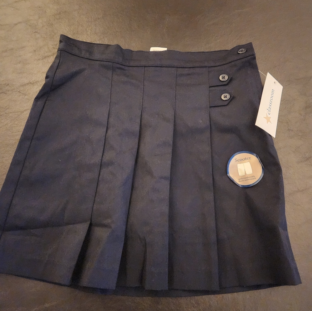 Girl's Classroom Navy Skirt